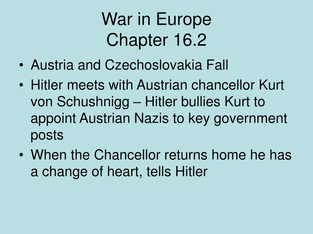 war in europe chapter 16 2