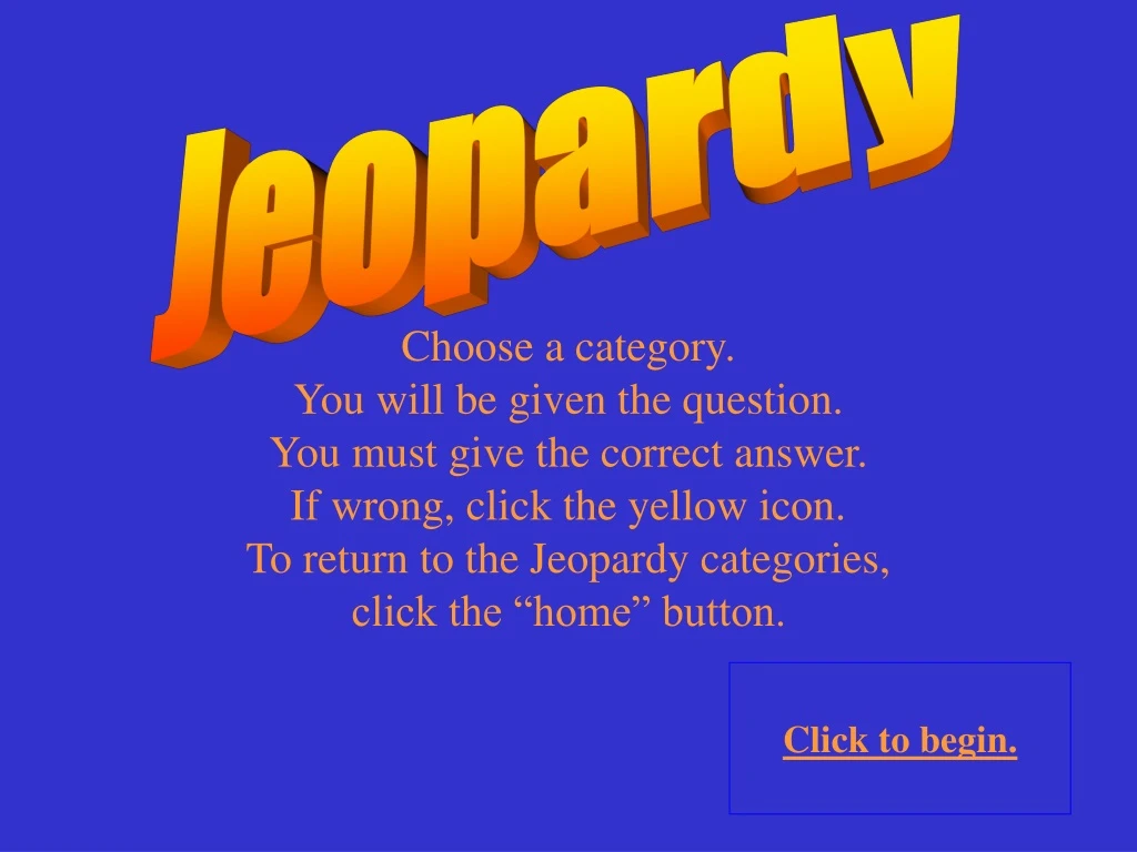 jeopardy