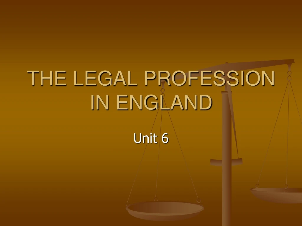 the legal profession in england