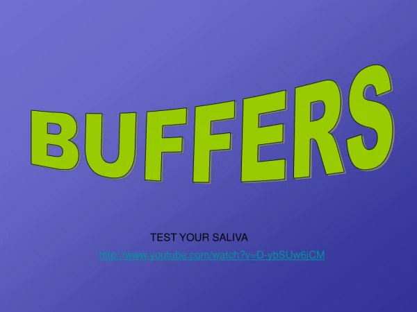 BUFFERS