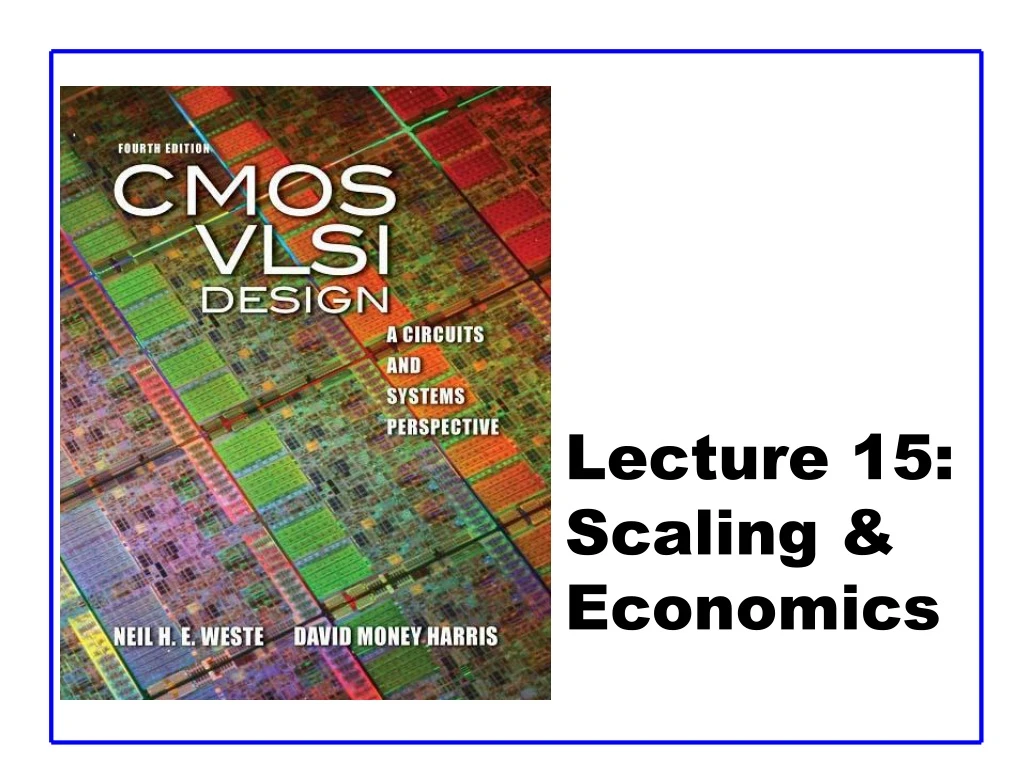 lecture 15 scaling economics