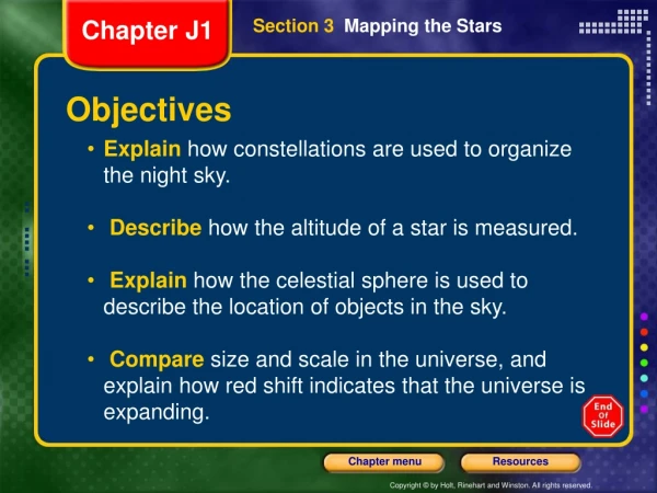 Section 3 Mapping the Stars