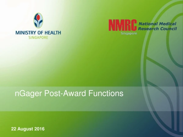 nGager Post-Award Functions