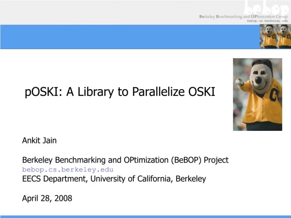 pOSKI: A Library to Parallelize OSKI