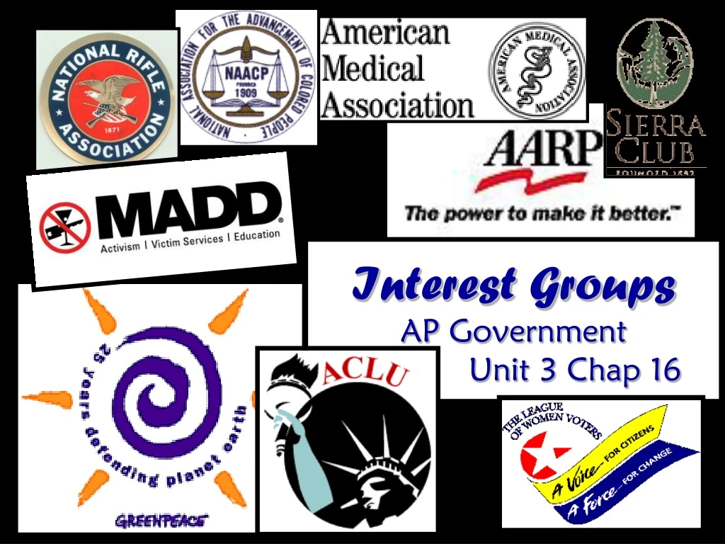 interest groups ap government unit 3 chap 16