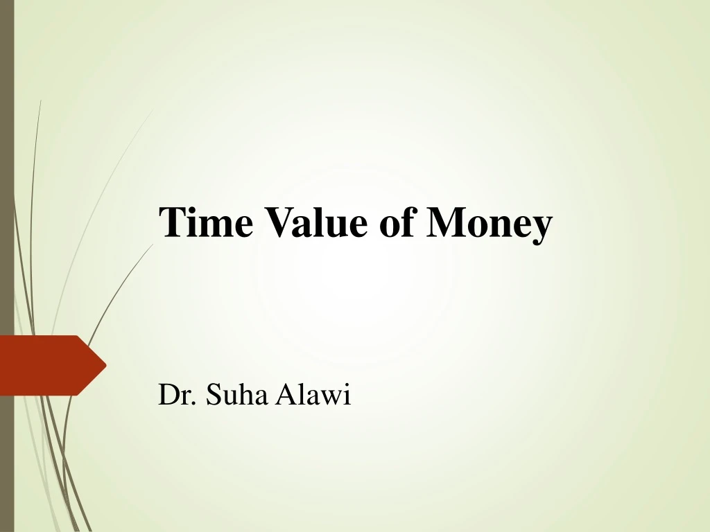 time value of money