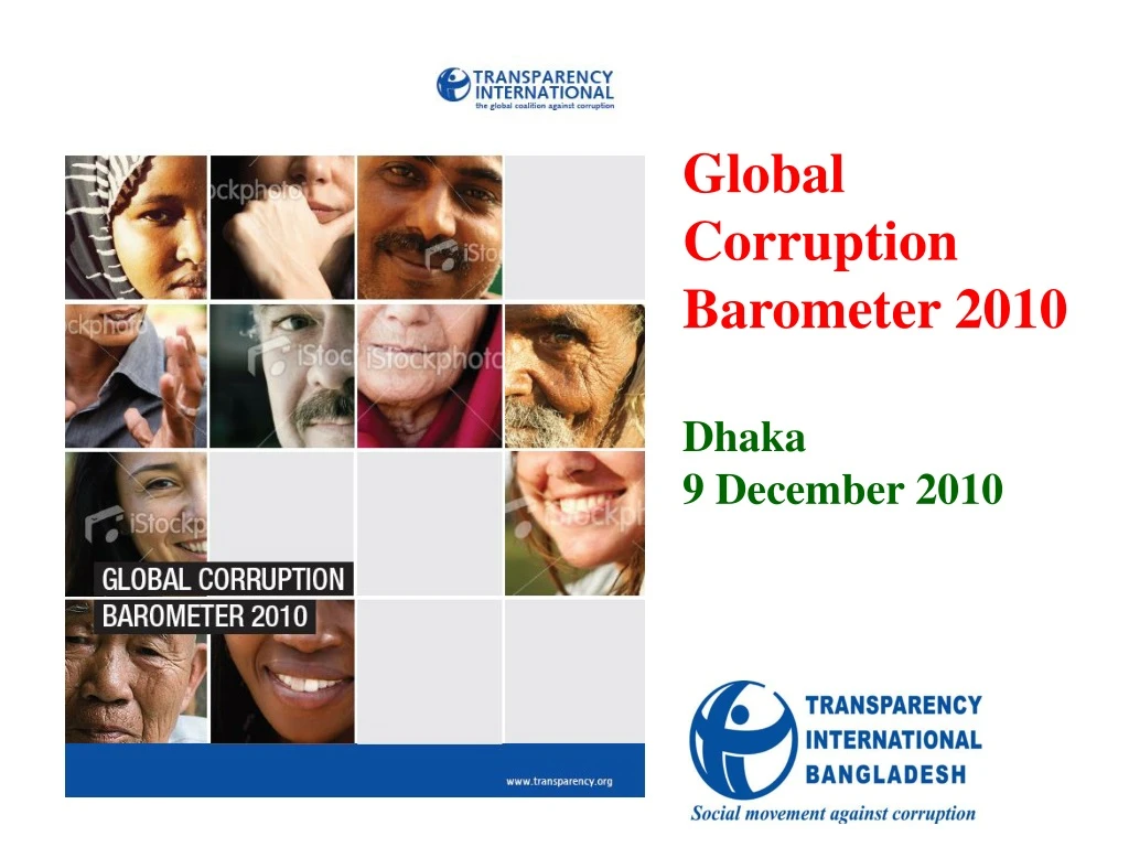 global corruption barometer 2010 dhaka 9 december