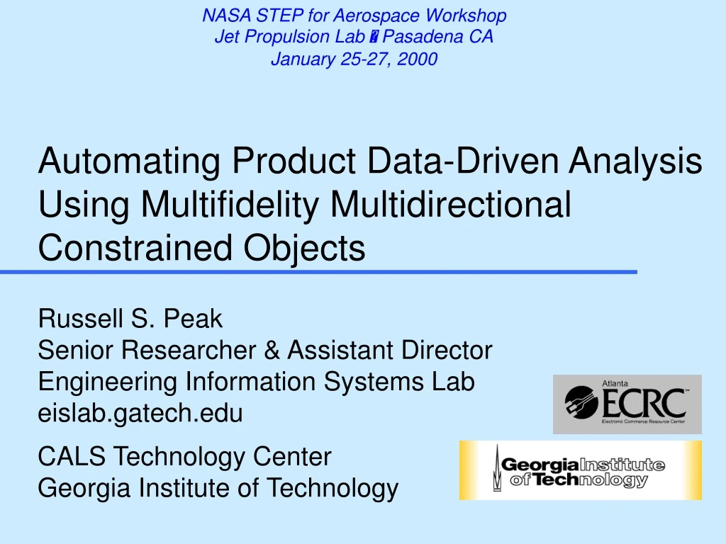 automating product data driven analysis using multifidelity multidirectional constrained objects