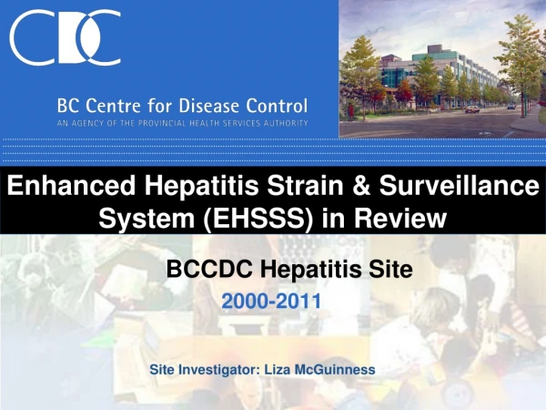 Enhanced Hepatitis Strain &amp; Surveillance System (EHSSS) in Review