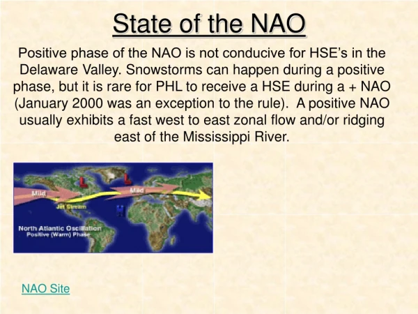 State of the NAO