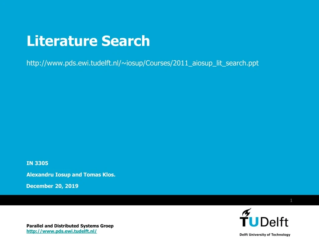 literature search