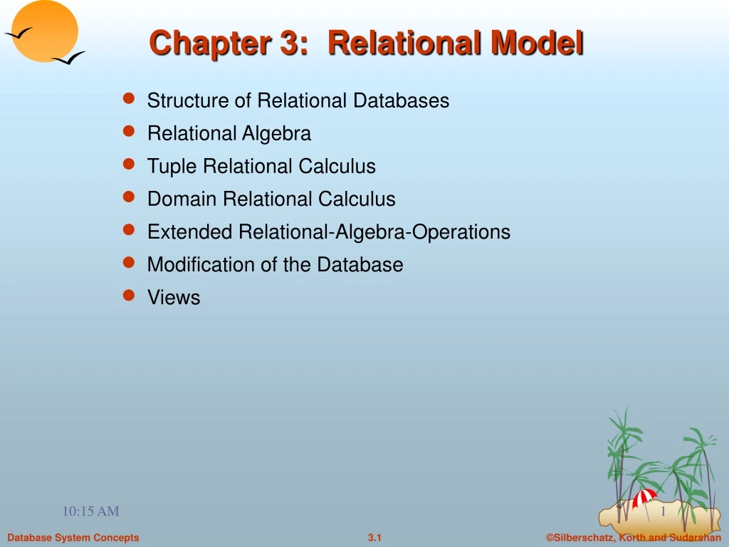 chapter 3 relational model