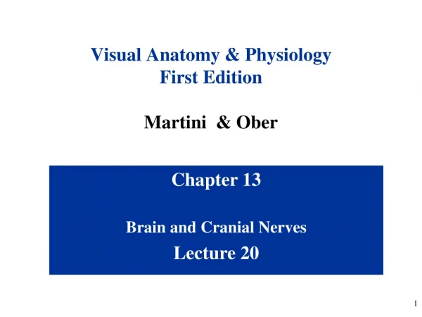 Visual Anatomy &amp; Physiology First Edition Martini  &amp;  Ober
