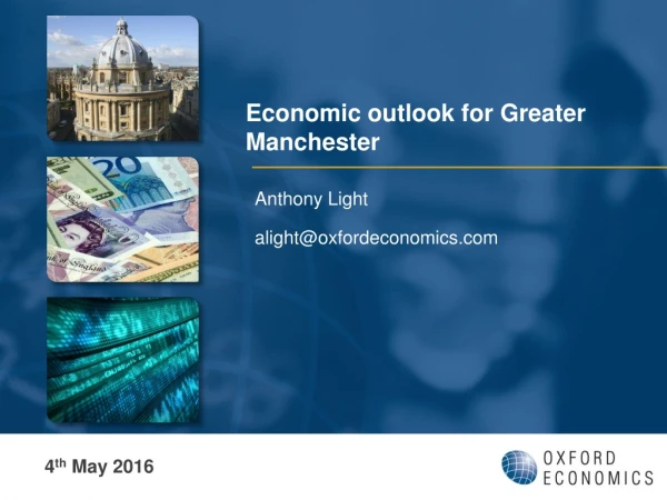 Economic outlook for Greater Manchester