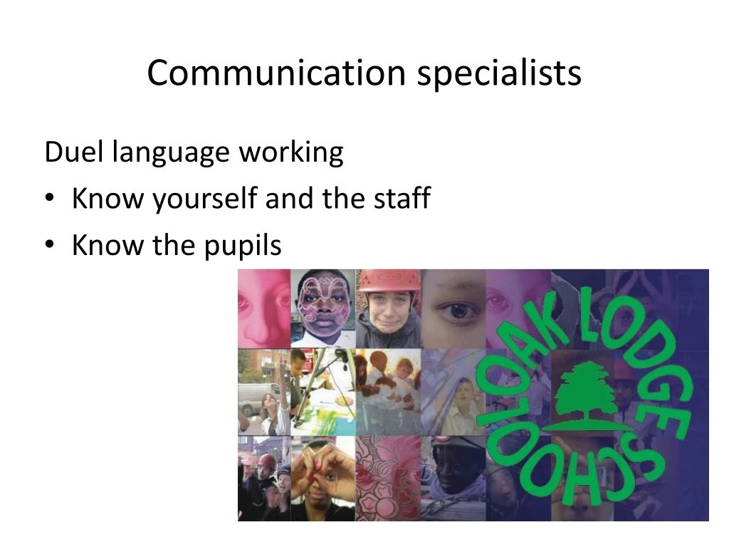 communication specialists