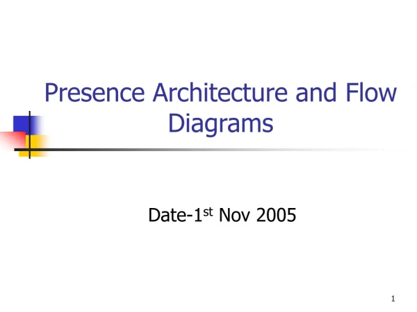 Presence Architecture and Flow Diagrams