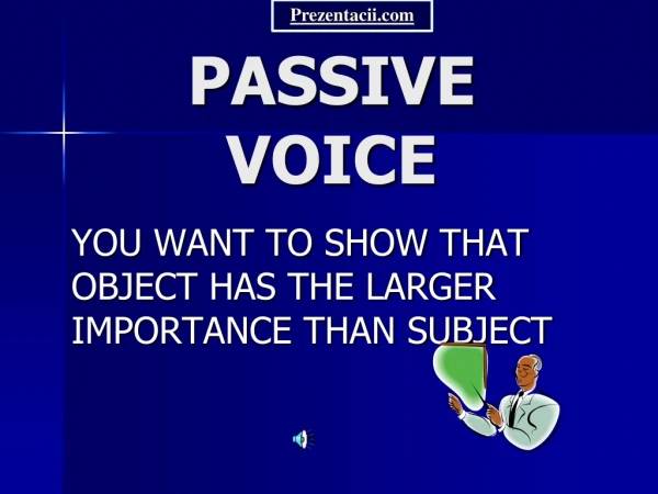 PASSIVE VOICE