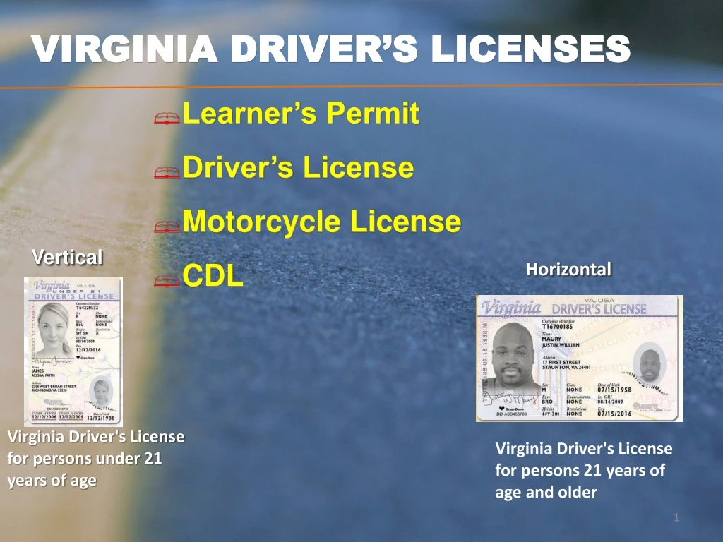 virginia driver s licenses