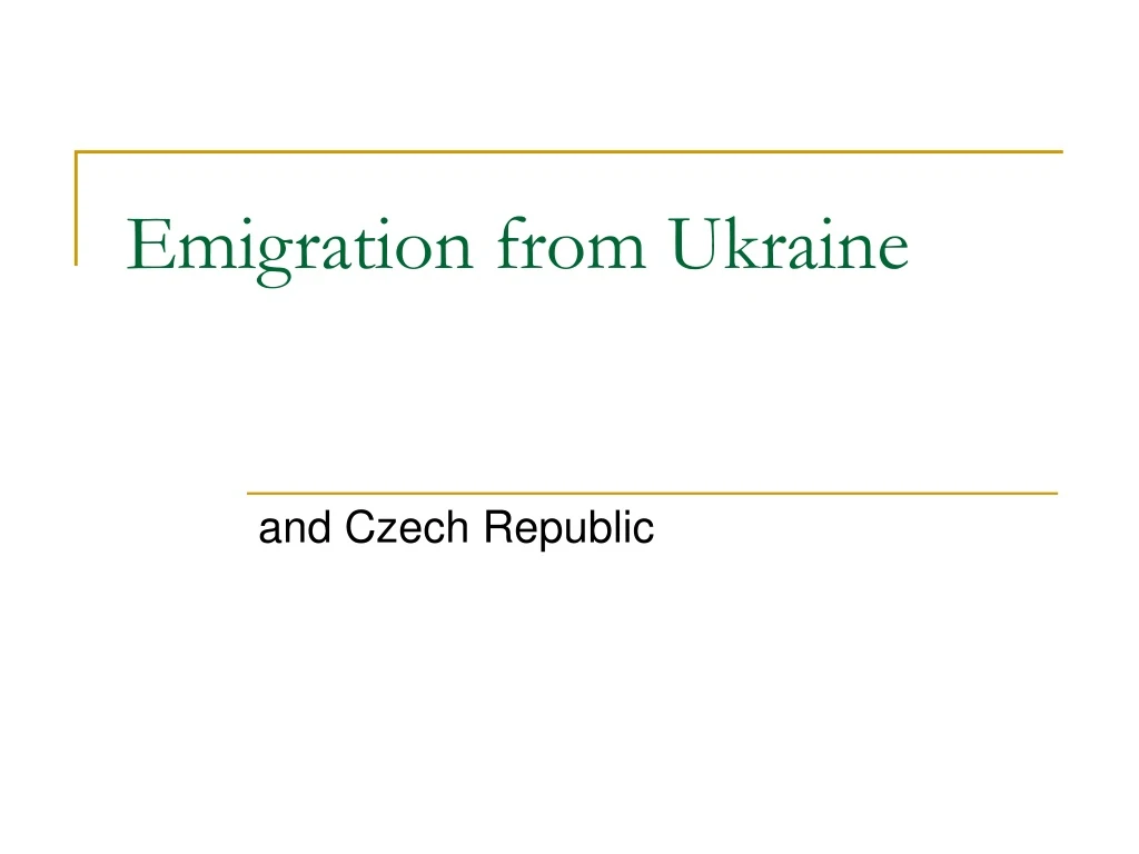 emigration from ukraine