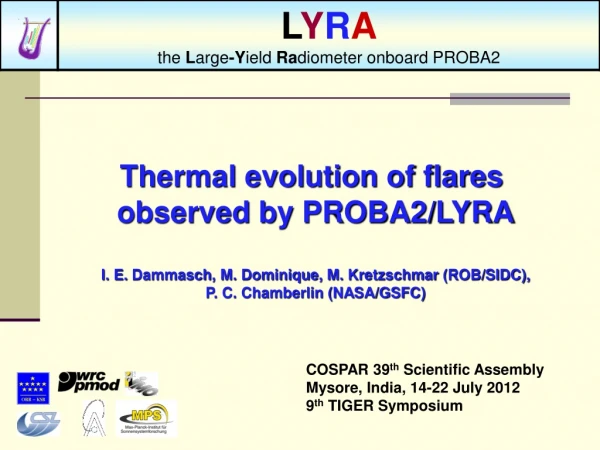 Thermal evolution of flares  observed by PROBA2/LYRA