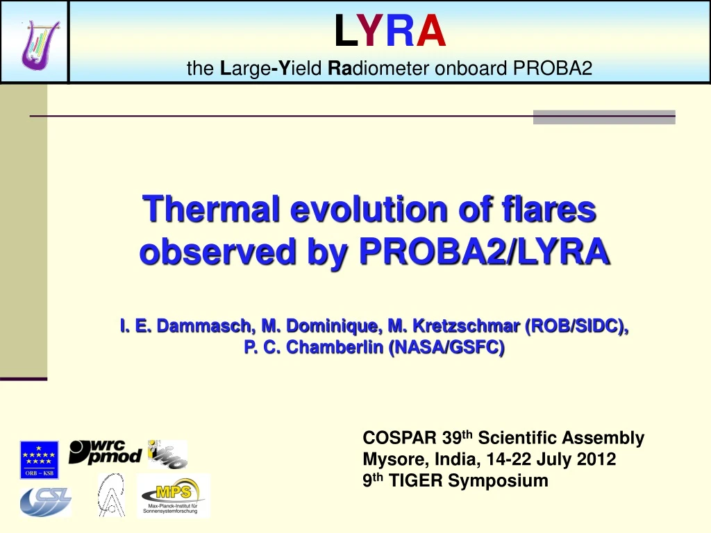 thermal evolution of flares observed by proba2