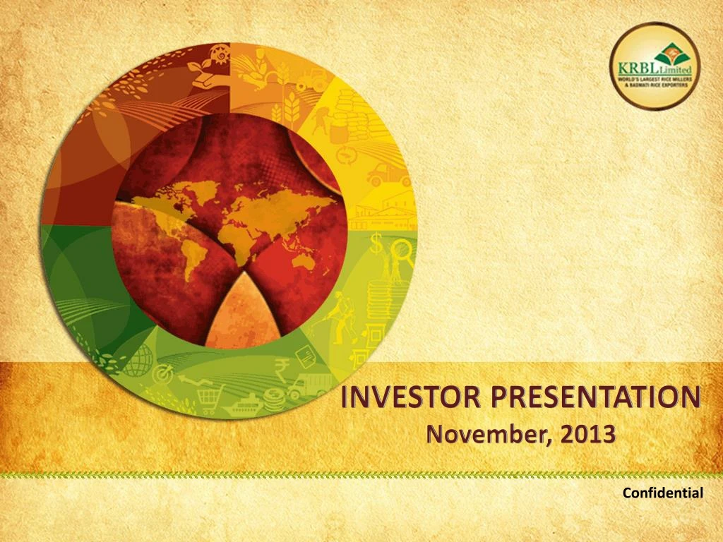 investor presentation november 2013