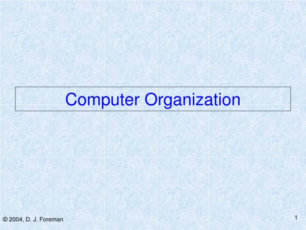 Computer Organization