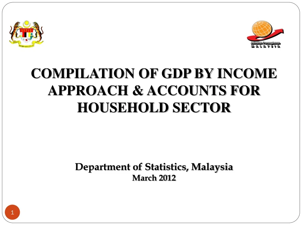 compilation of gdp by income approach accounts
