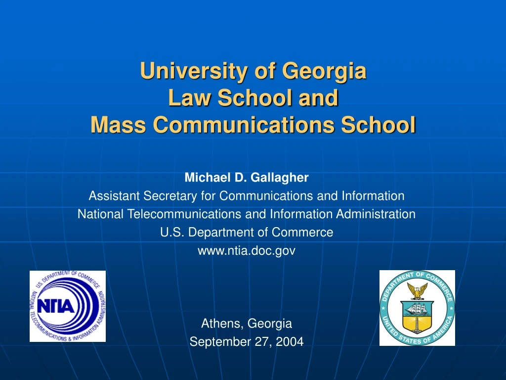 university of georgia law school and mass communications school