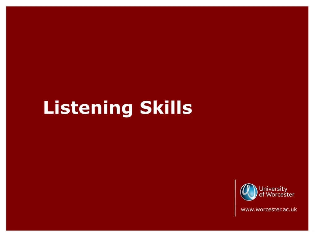 listening skills