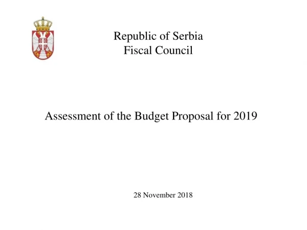 Republic of Serbia  Fiscal Council