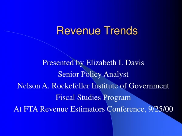Revenue Trends