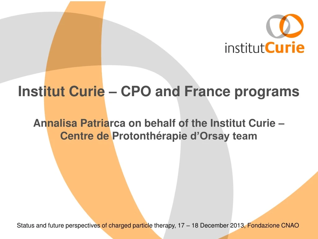 institut curie cpo and france programs annalisa