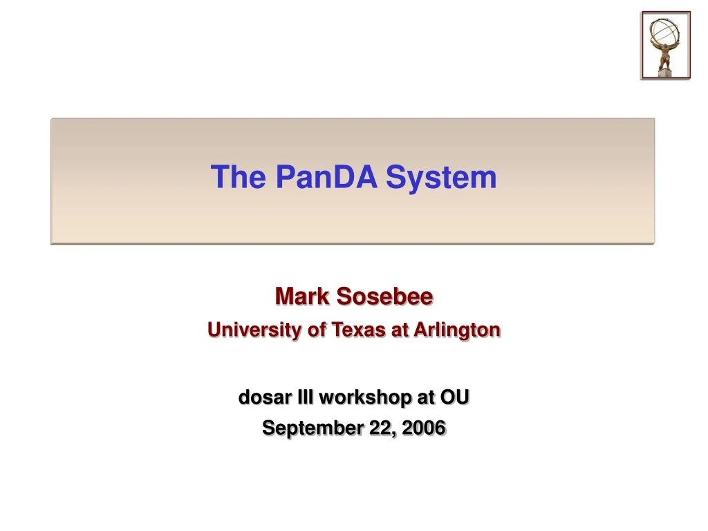 the panda system