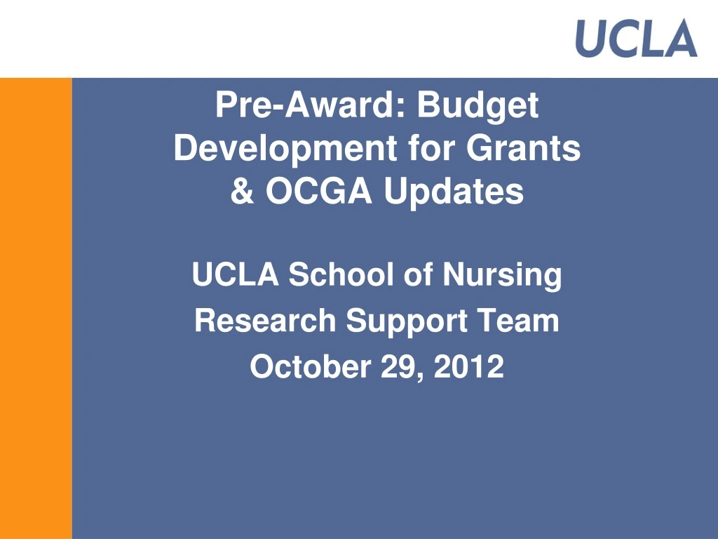 pre award budget development for grants ocga updates