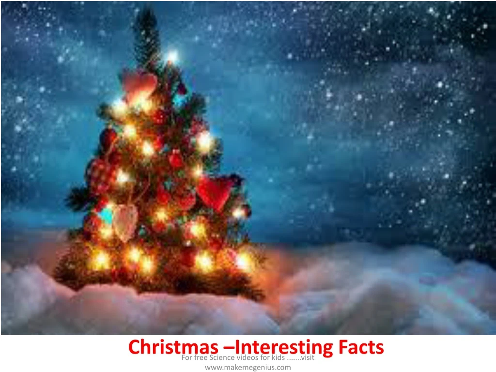 christmas interesting facts