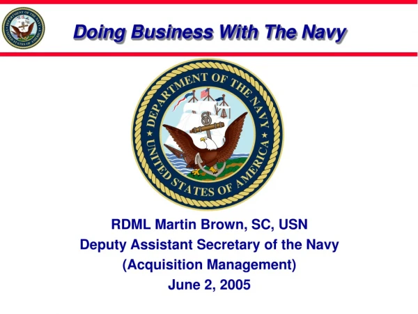 Doing Business With The Navy