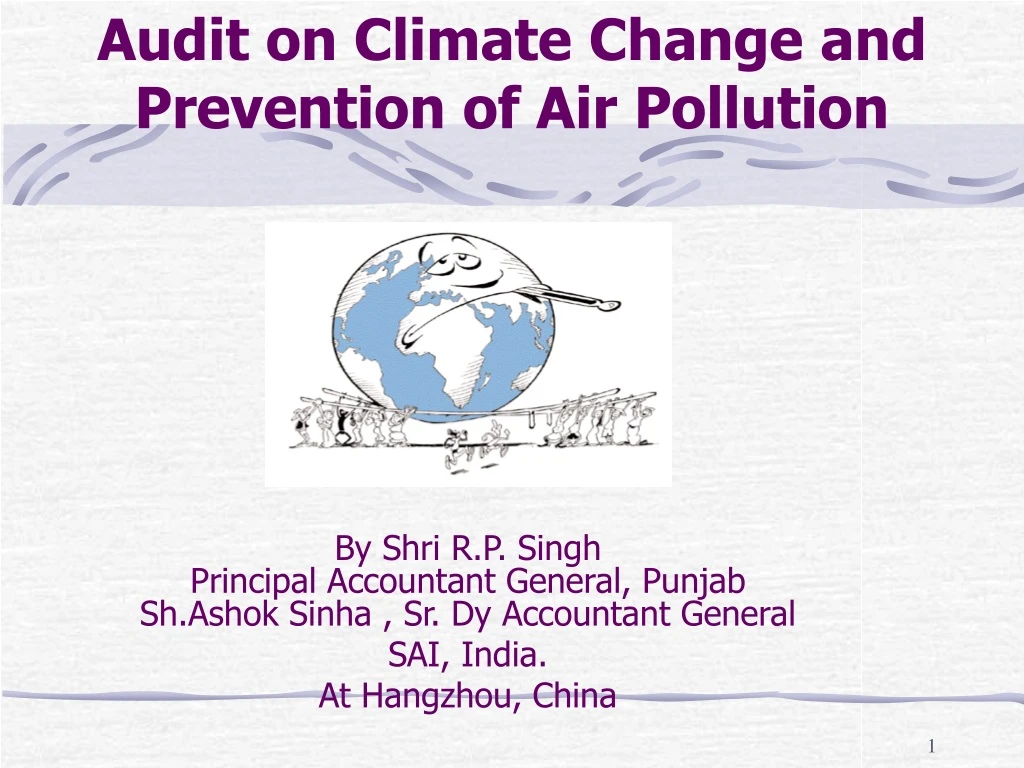 audit on climate change and prevention of air pollution