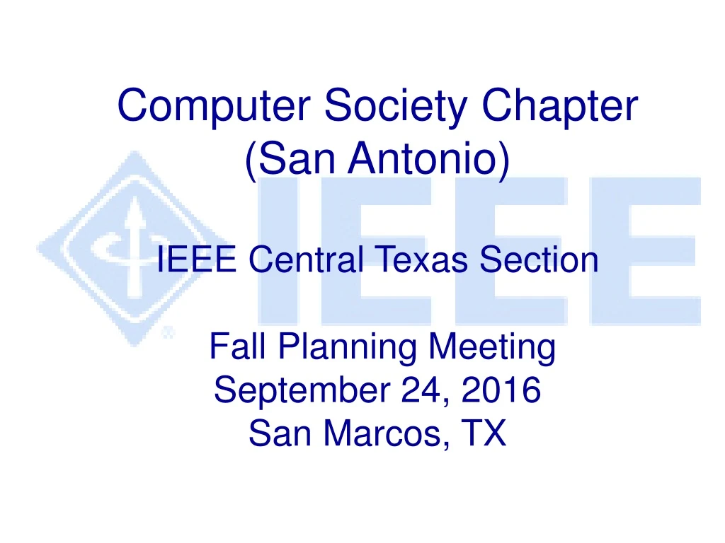 computer society chapter san antonio ieee central