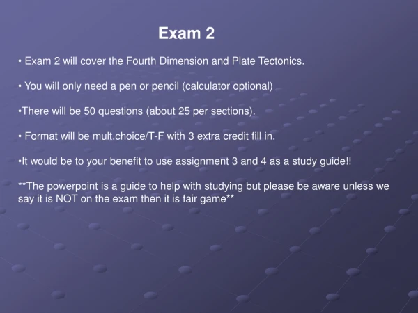 Exam 2