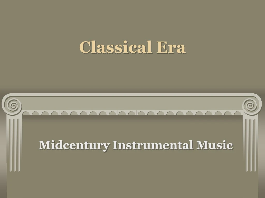 classical era