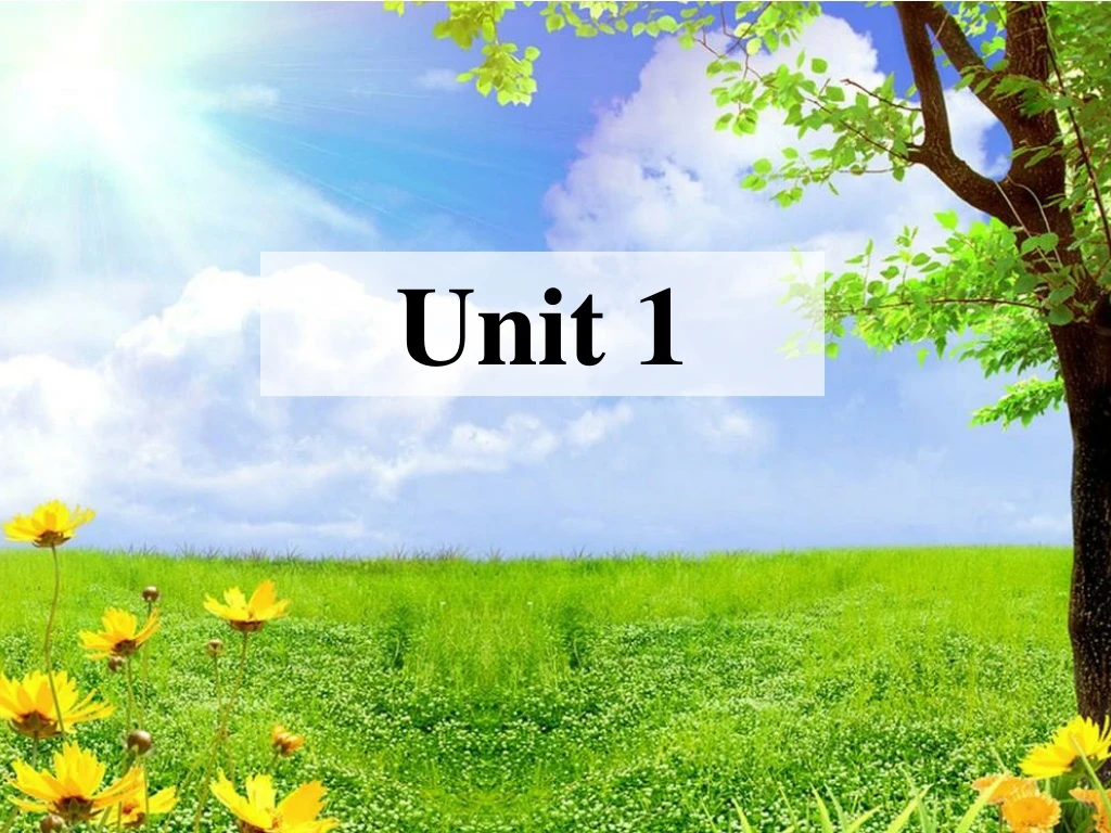 unit 1