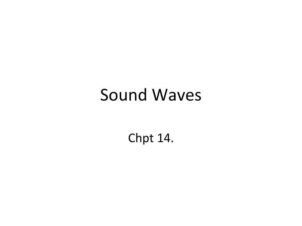 sound waves