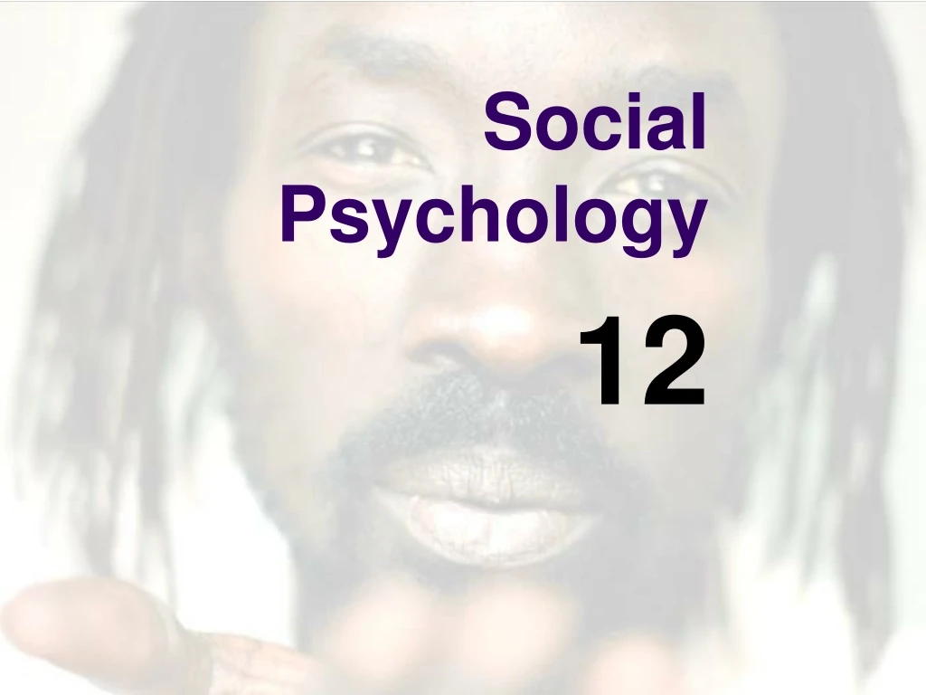 social psychology