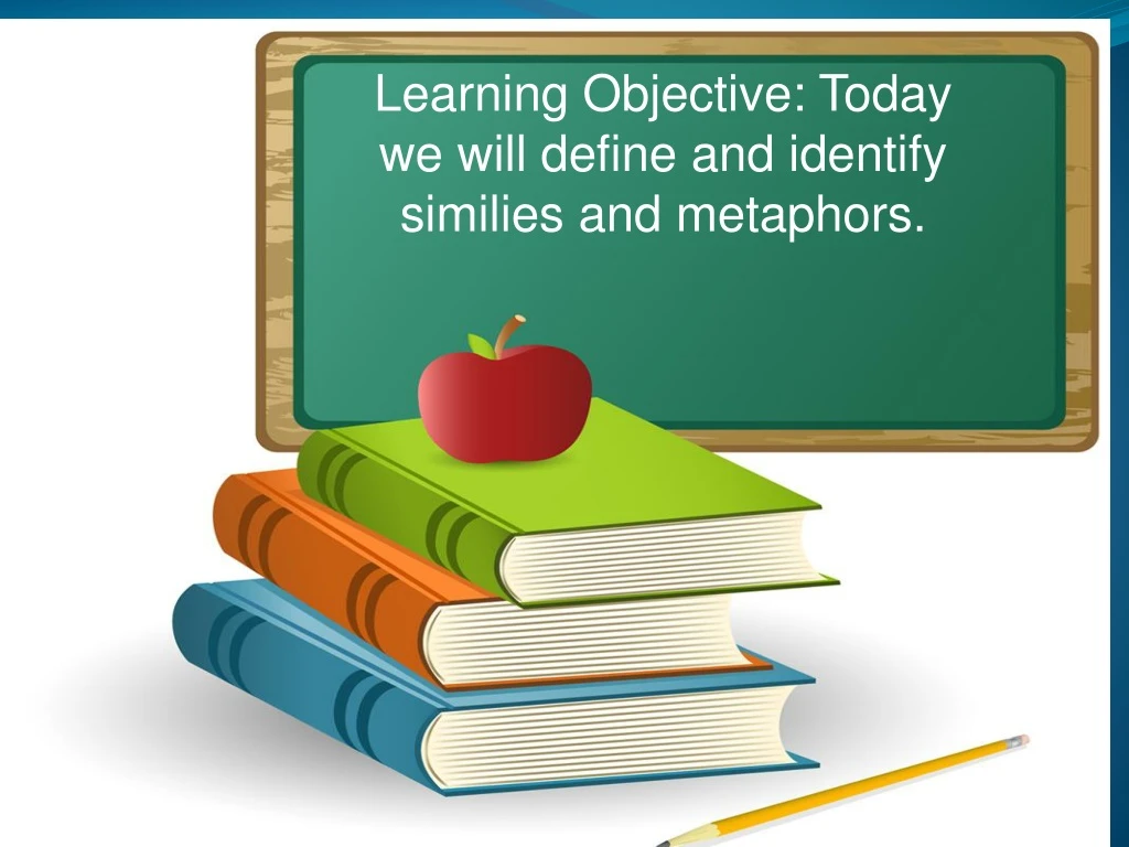 learning objective today we will define