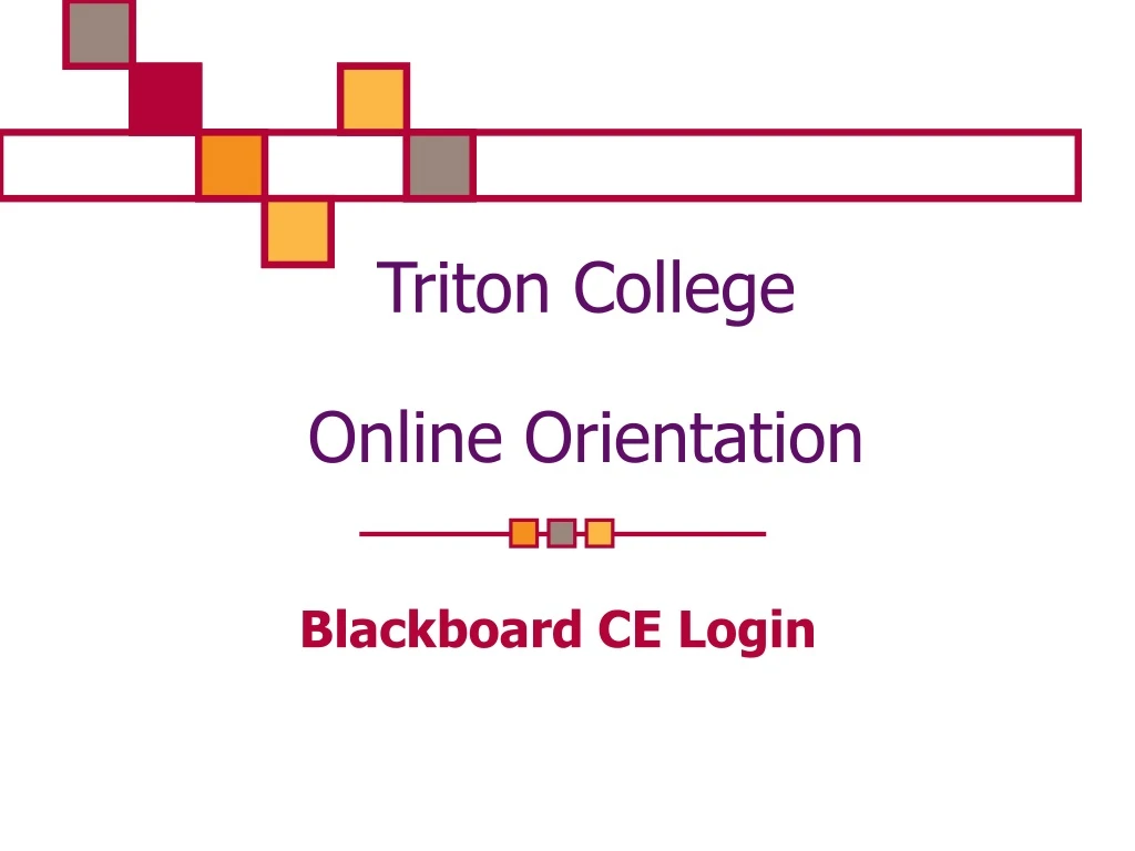 triton college online orientation