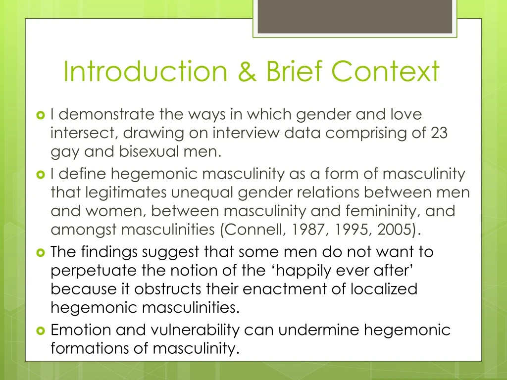introduction brief context