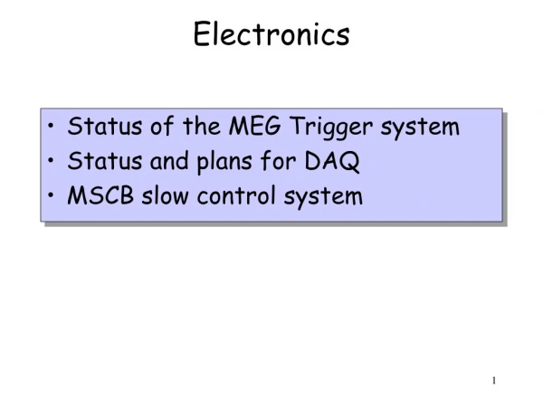 Electronics