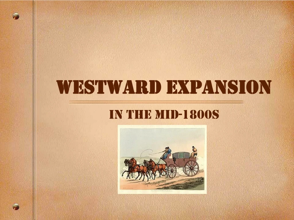 westward expansion