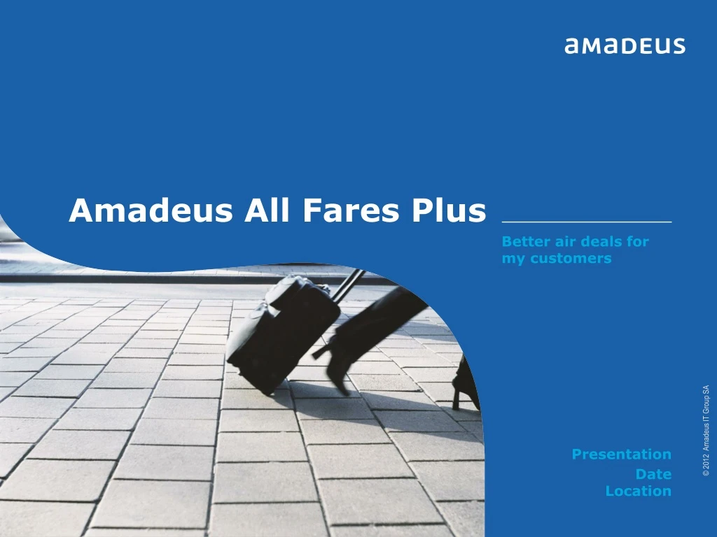 amadeus all fares plus